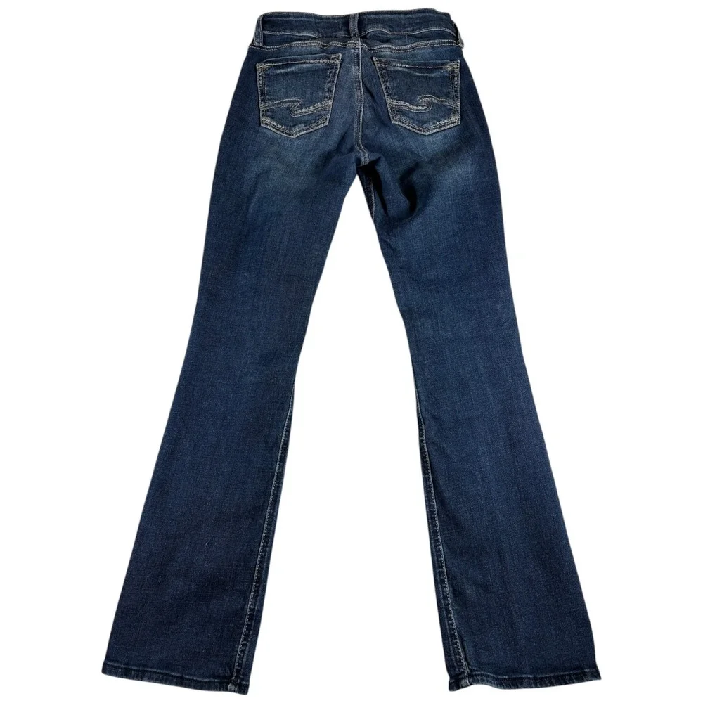 Silver‎ Co. Suki Slim Bootcut Jeans Womens 26x33 Blue Denim Mid Rise Curvy Fit